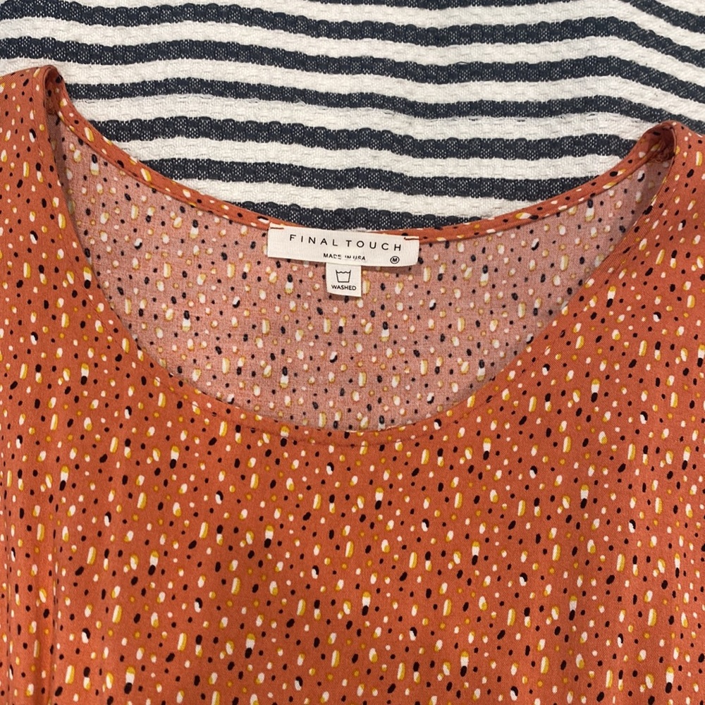 Orange Spring Dress - Picture 3 of 3